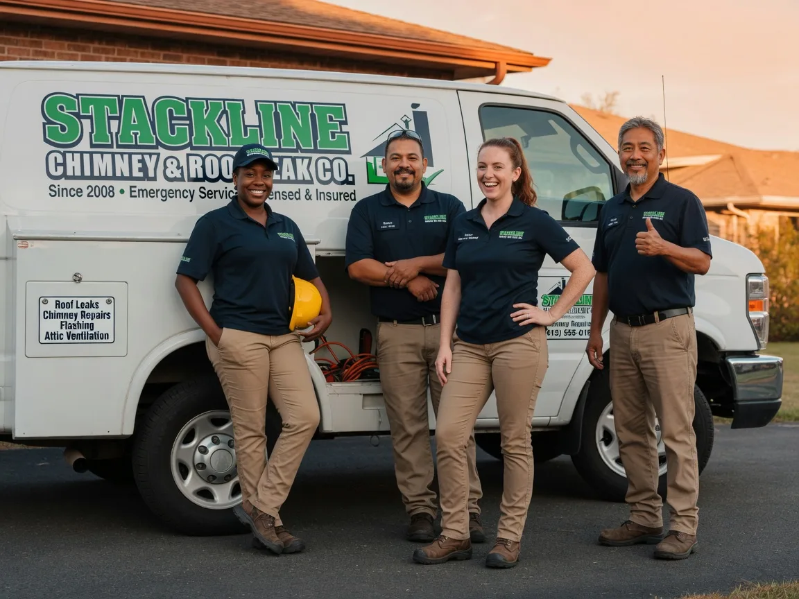 Chimney flashing repair company in Ingalls, MI